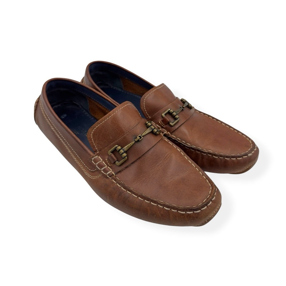 Cole Haan Kelson Bit Horse Driving Leather Loafers Shoes Men's Size 8.5 M C24715